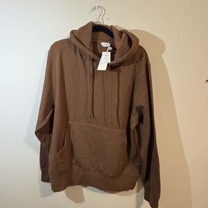 Reflex Hoodie unisex Brown X-Large Ultra Soft sweatshirt front pockets NWT